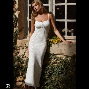 House of CB Myla Maxi Dress | XS | White | NWT